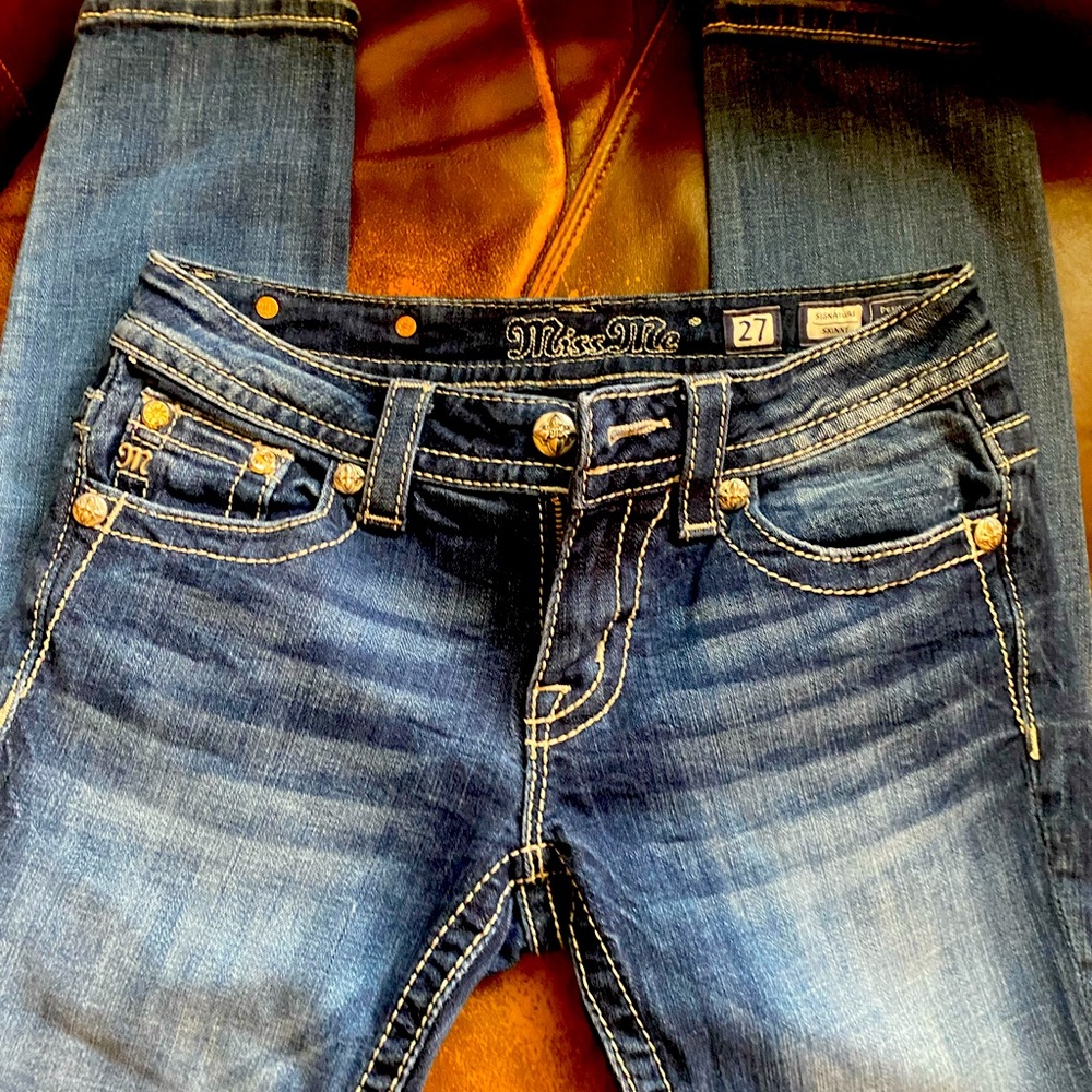 Miss me jeans size 27 inseam 31 skinny